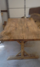 Pecan Wood Tables (sample photos) - Yegua Creek Farms