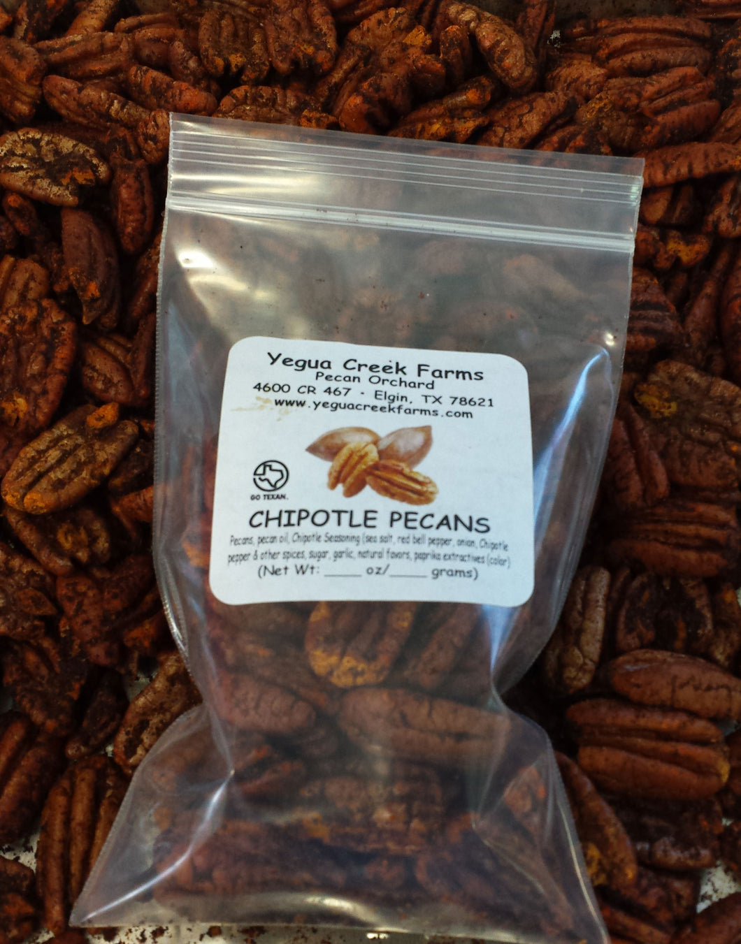 Chipotle Pecans - Yegua Creek Farms