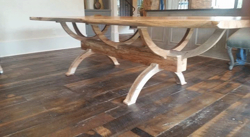 Pecan Wood Tables (sample photos) - Yegua Creek Farms