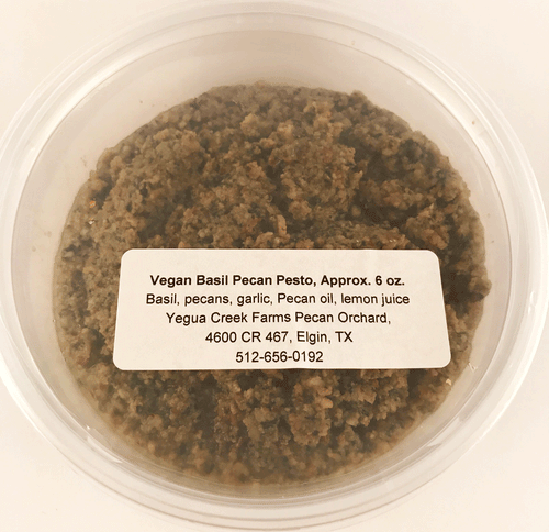 Basil Pecan Pesto, Vegan - Yegua Creek Farms
