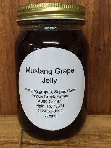 Mustang Grape Jelly - Yegua Creek Farms