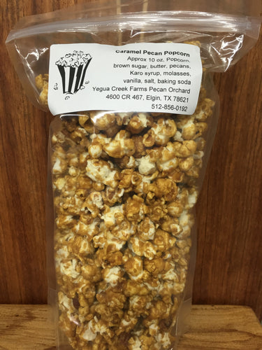 Caramel Pecan Popcorn - Yegua Creek Farms